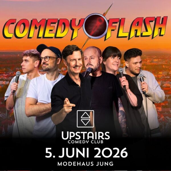 Upstairs Comedy Club Comedyflash Lineup Comedians Augsburg